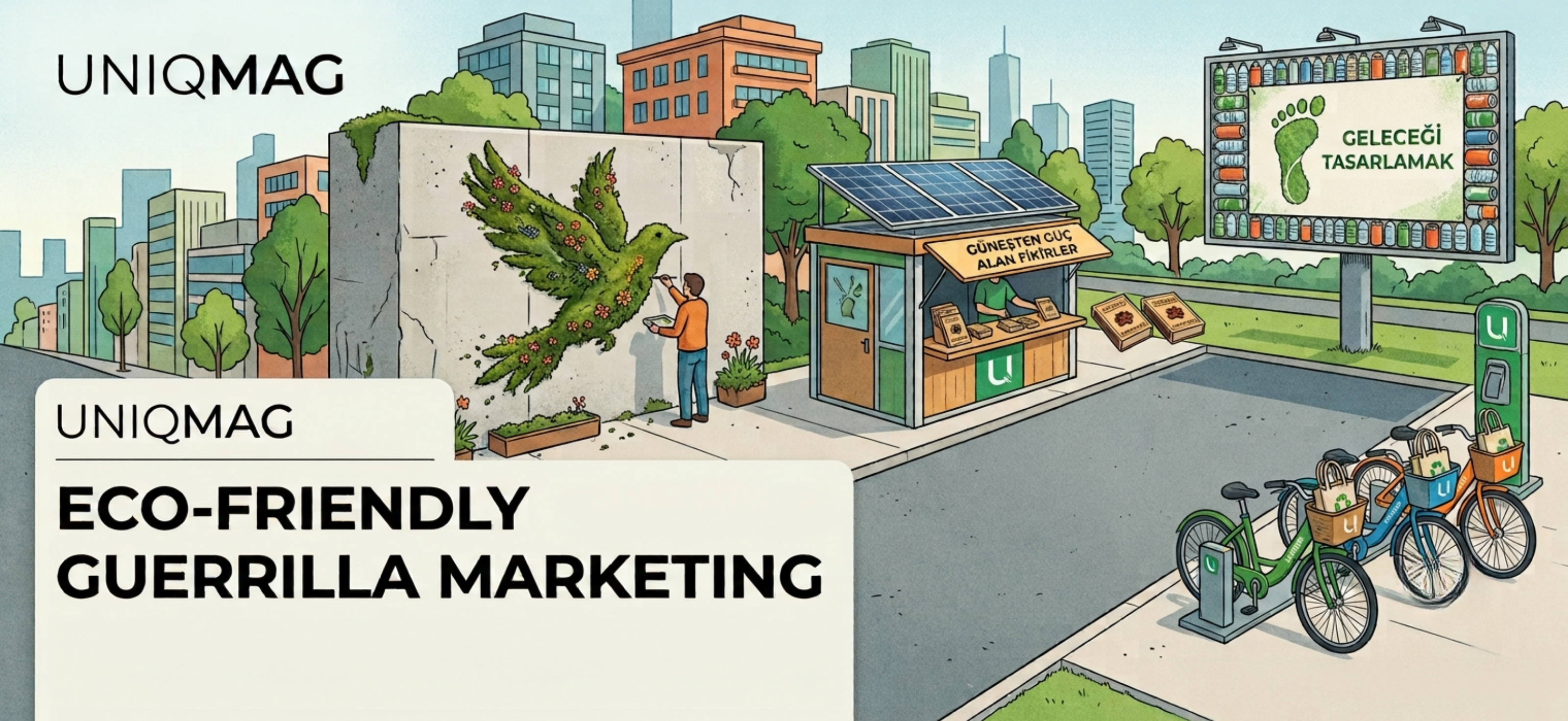 Eco-Friendly Guerrilla Marketing: Sürdürülebilirlik, Yaratıcı Pazarlamayla Buluştuğunda