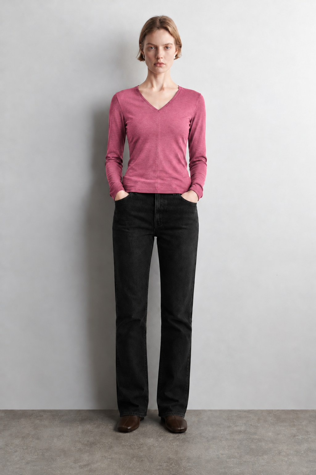 100% Organic Cotton Black Women's Long Sleeve T-Shirt