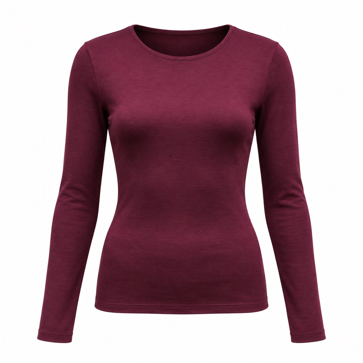 100% Organic Cotton Black Women's Long Sleeve T-Shirt