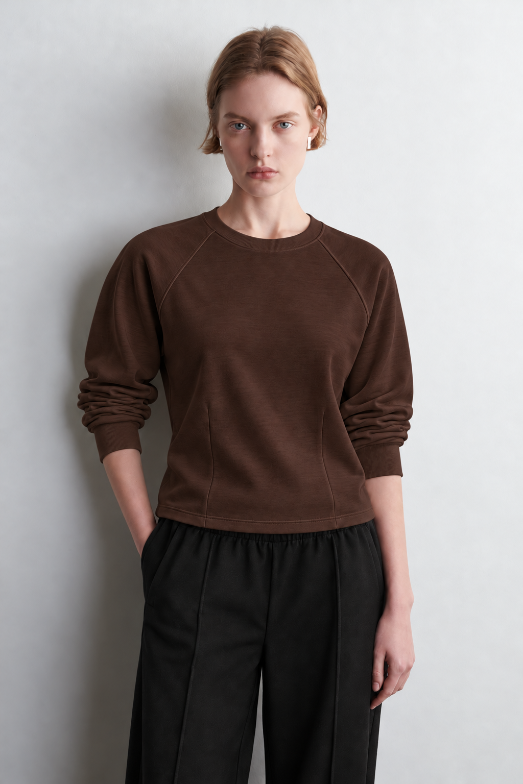 100% Organic Cotton Black Women's Long Sleeve T-Shirt