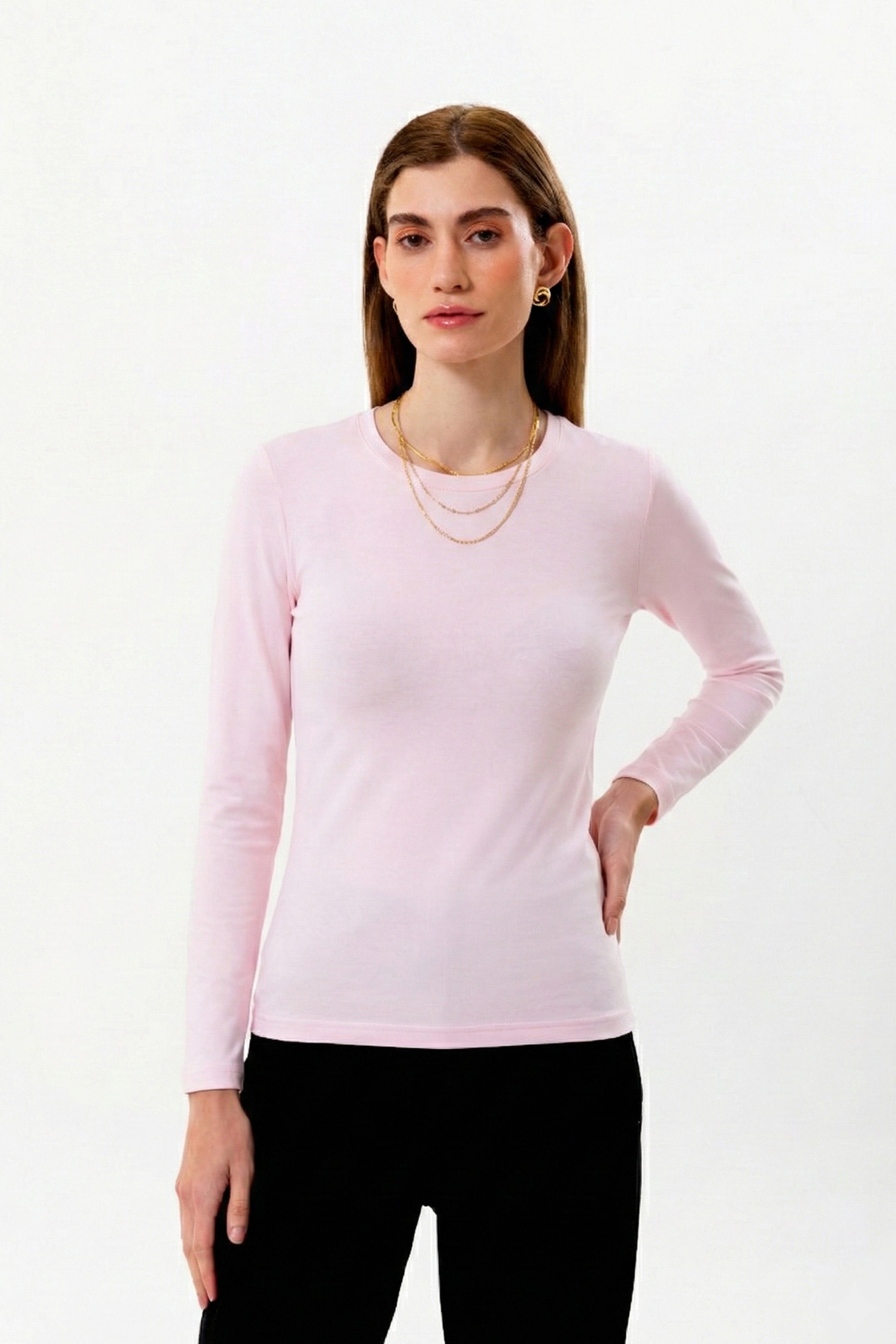 100% Organic Cotton Purple Women's Long Sleeve T-Shirt