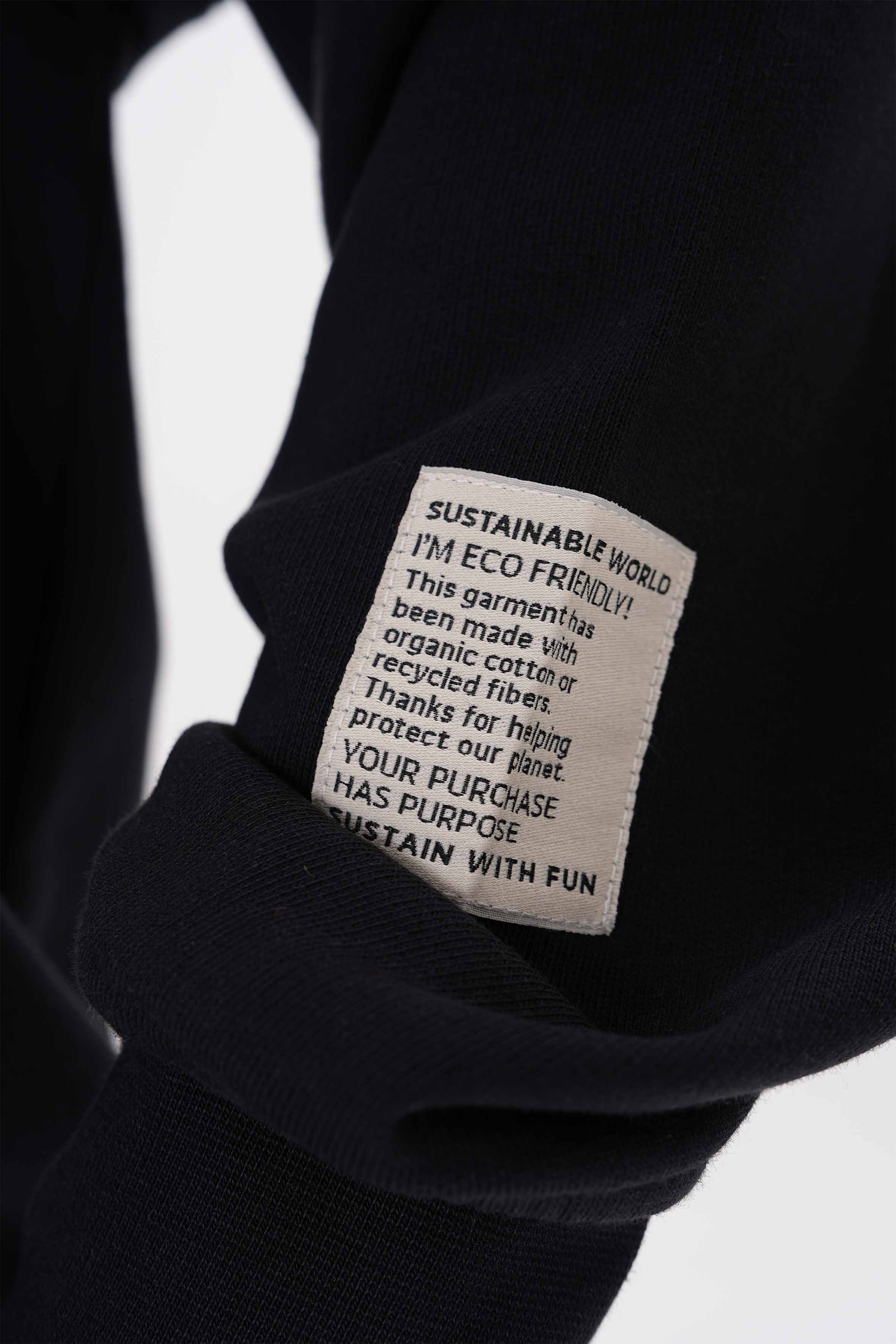 Tiger Embroidered Organic Cotton Men's Sweatshirt