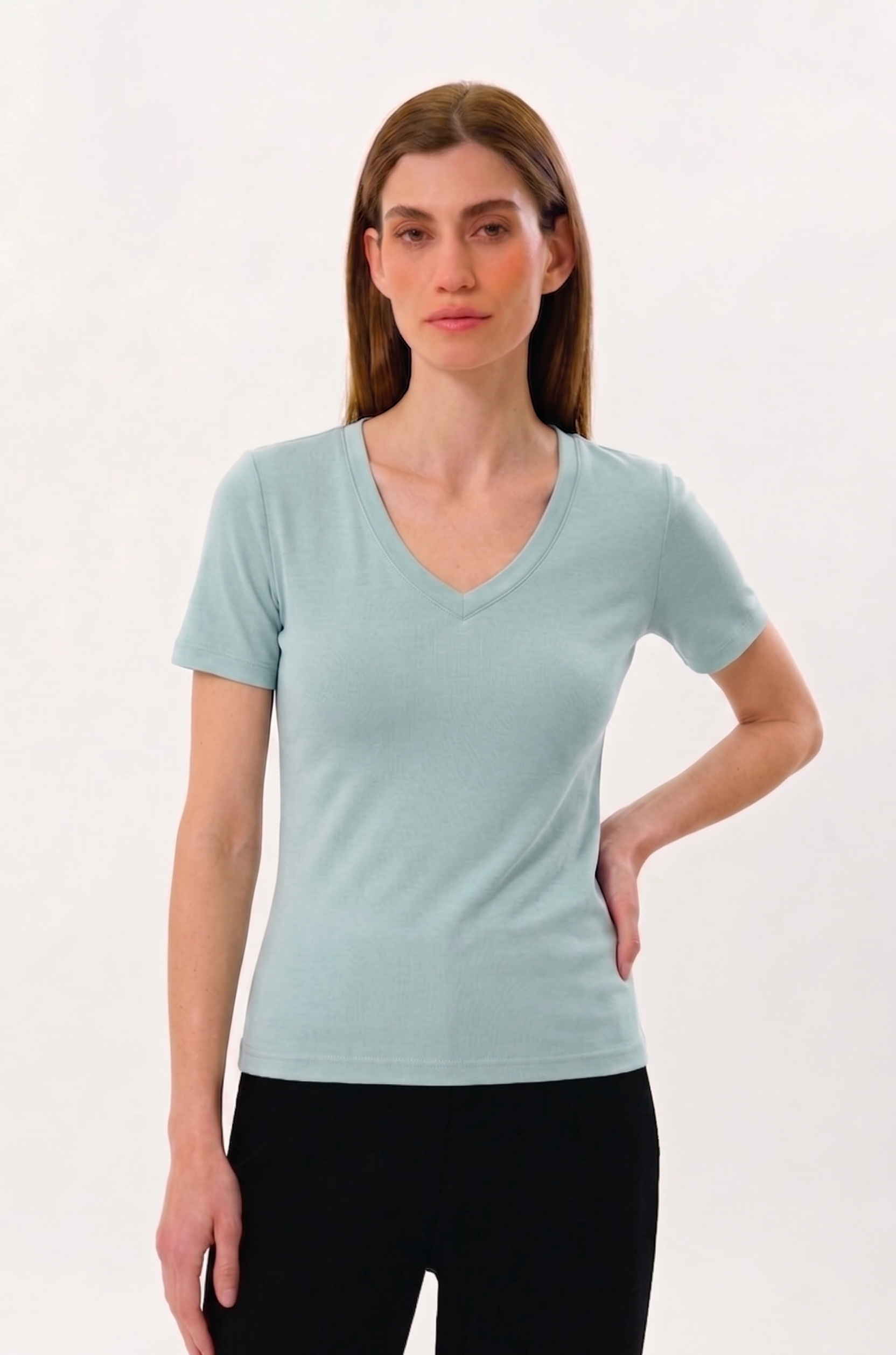 100% Organic Cotton Black Women's Long Sleeve T-Shirt