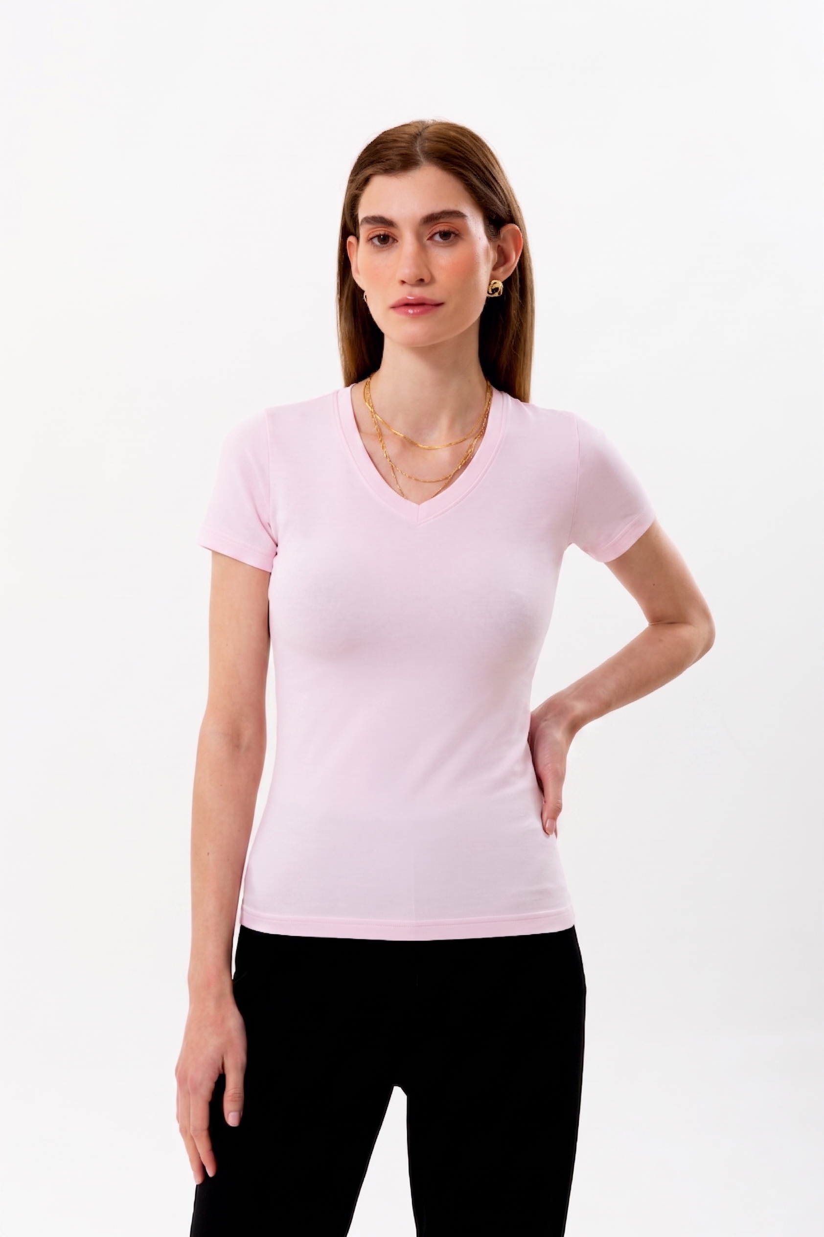 100% Organic Cotton Black Women's Long Sleeve T-Shirt