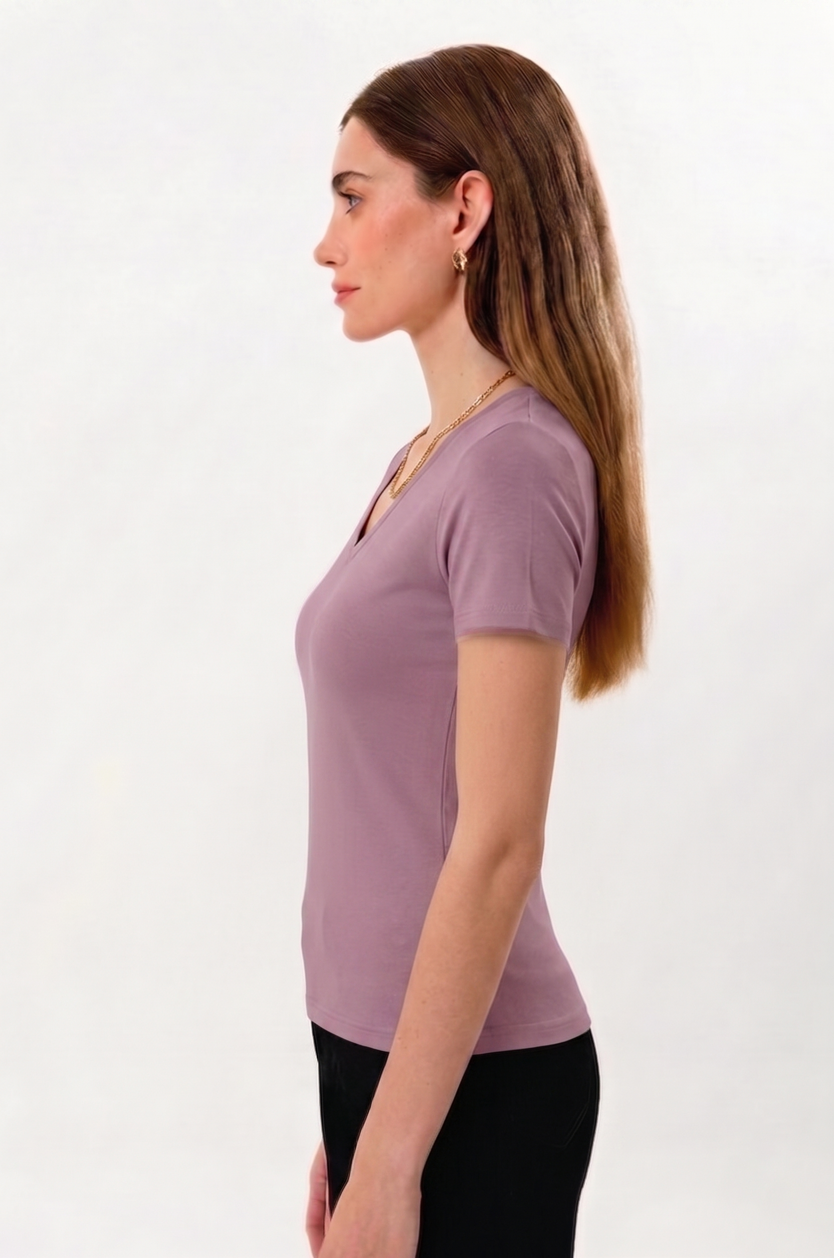 100% Organic Cotton Black Women's Long Sleeve T-Shirt