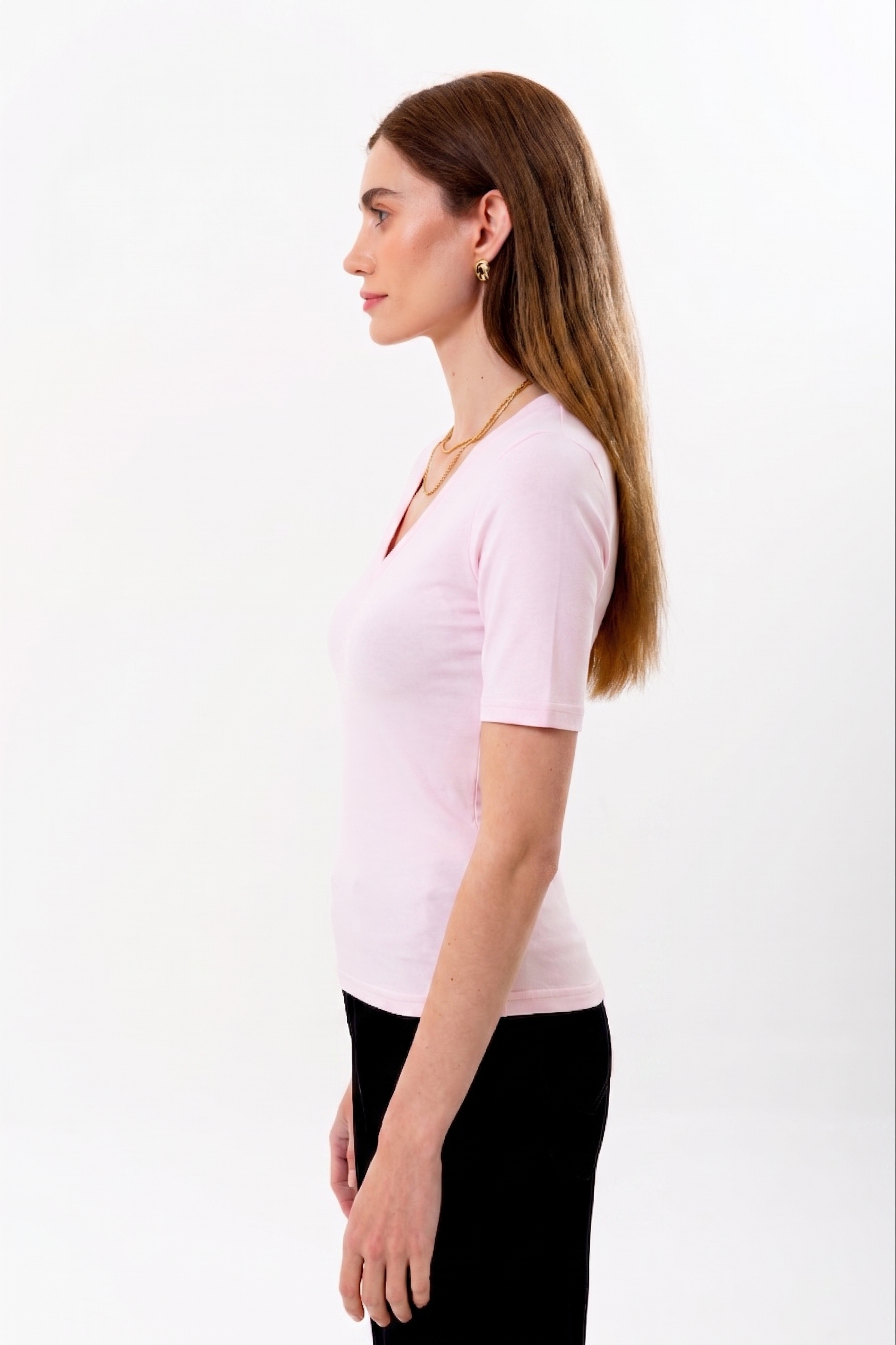 100% Organic Cotton Black Women's Long Sleeve T-Shirt