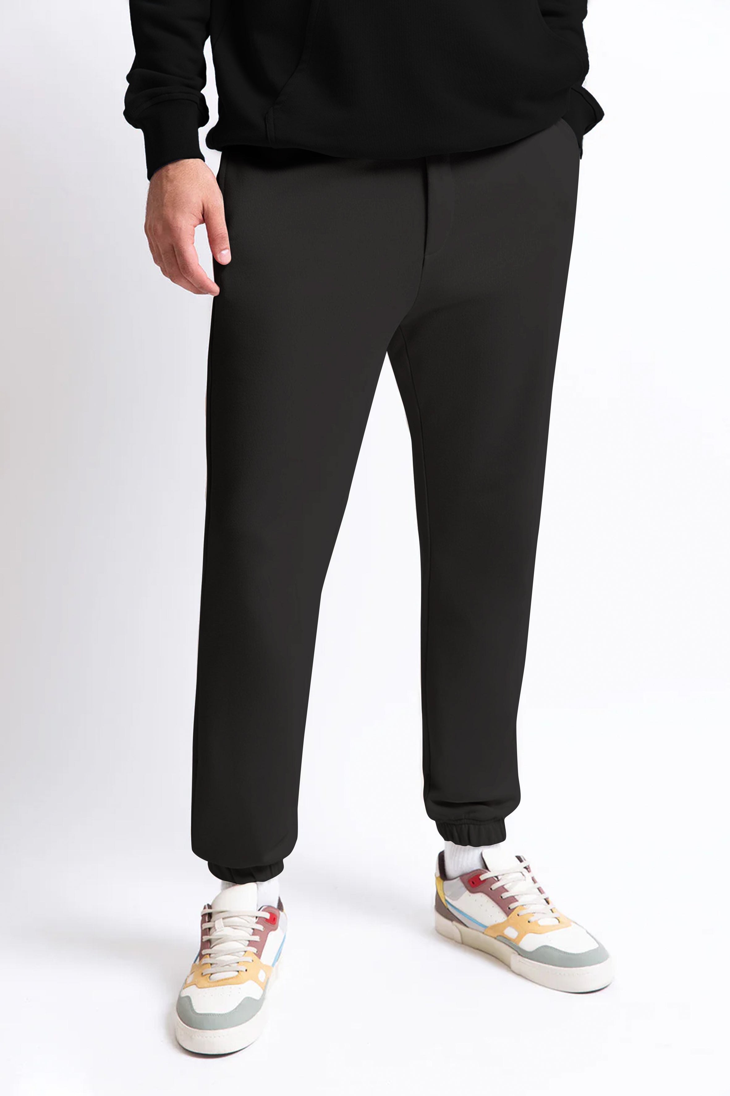 2 Parçalı Antrasit Hoodie ve Jogger Set