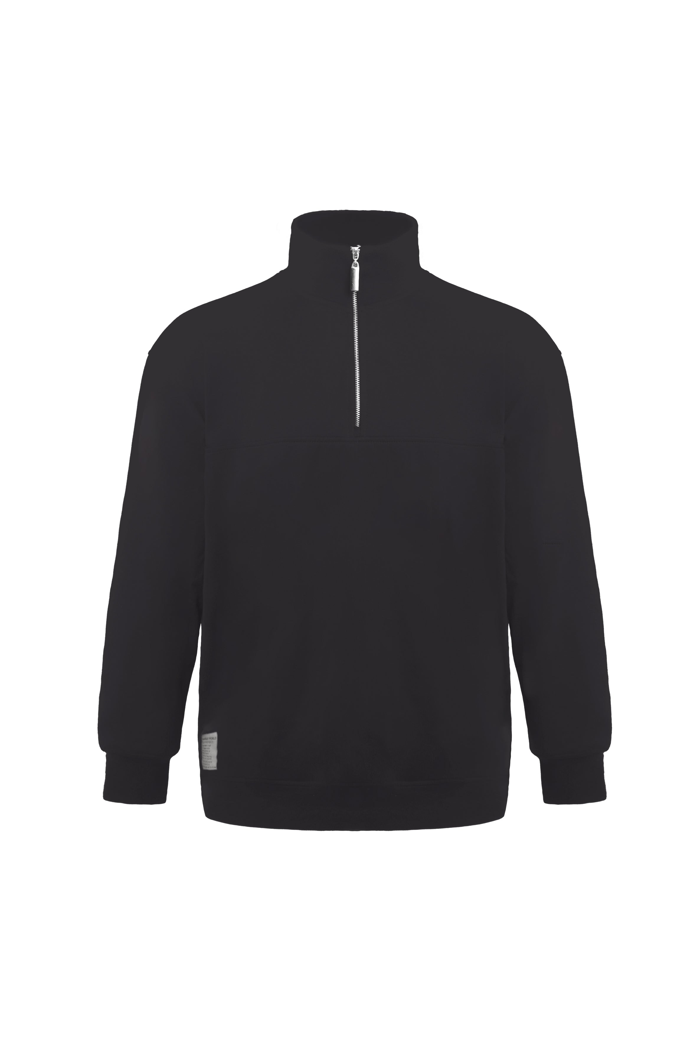 Half Zipper Organic Cotton Sweatshirt