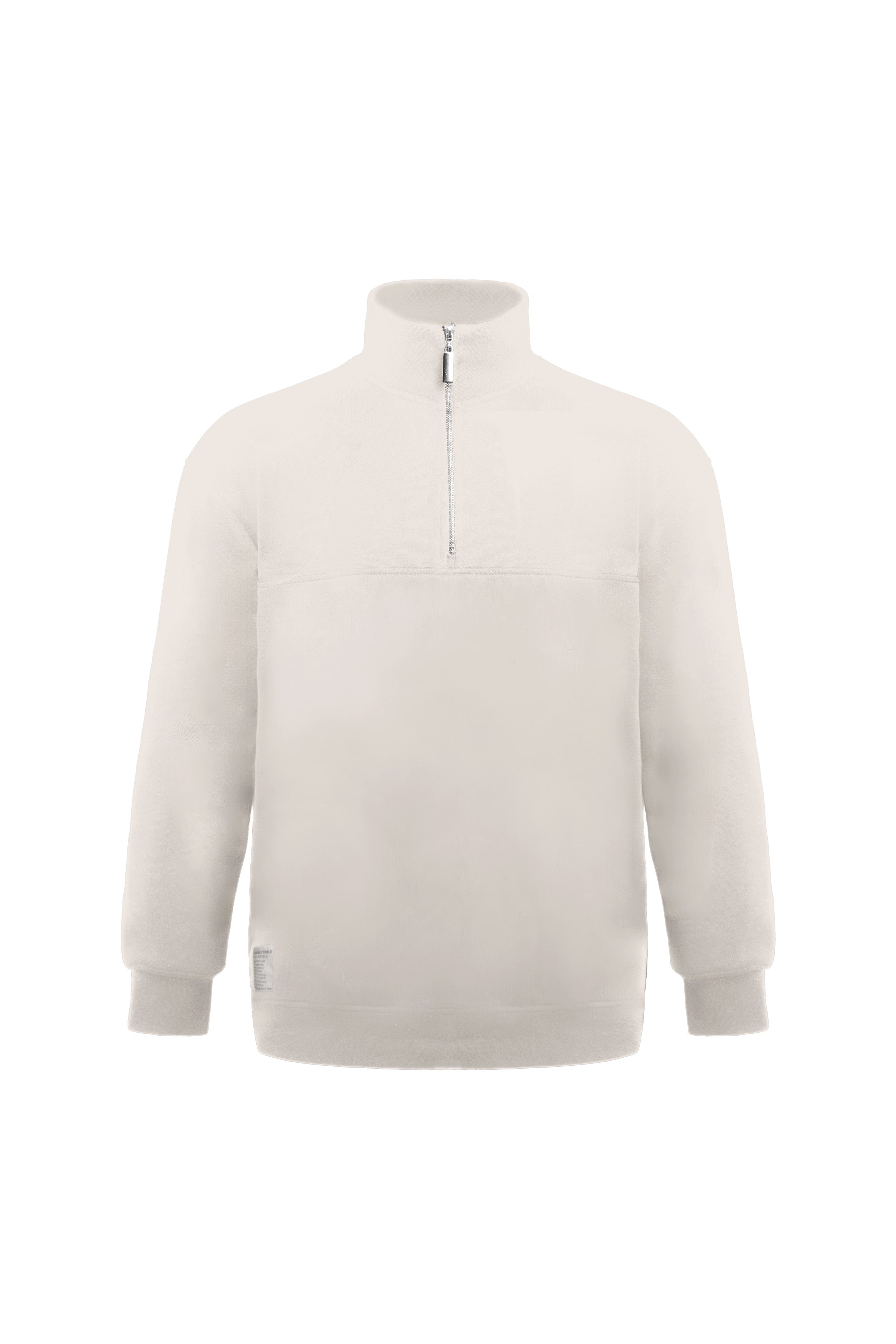 Half Zipper Organic Cotton Sweatshirt
