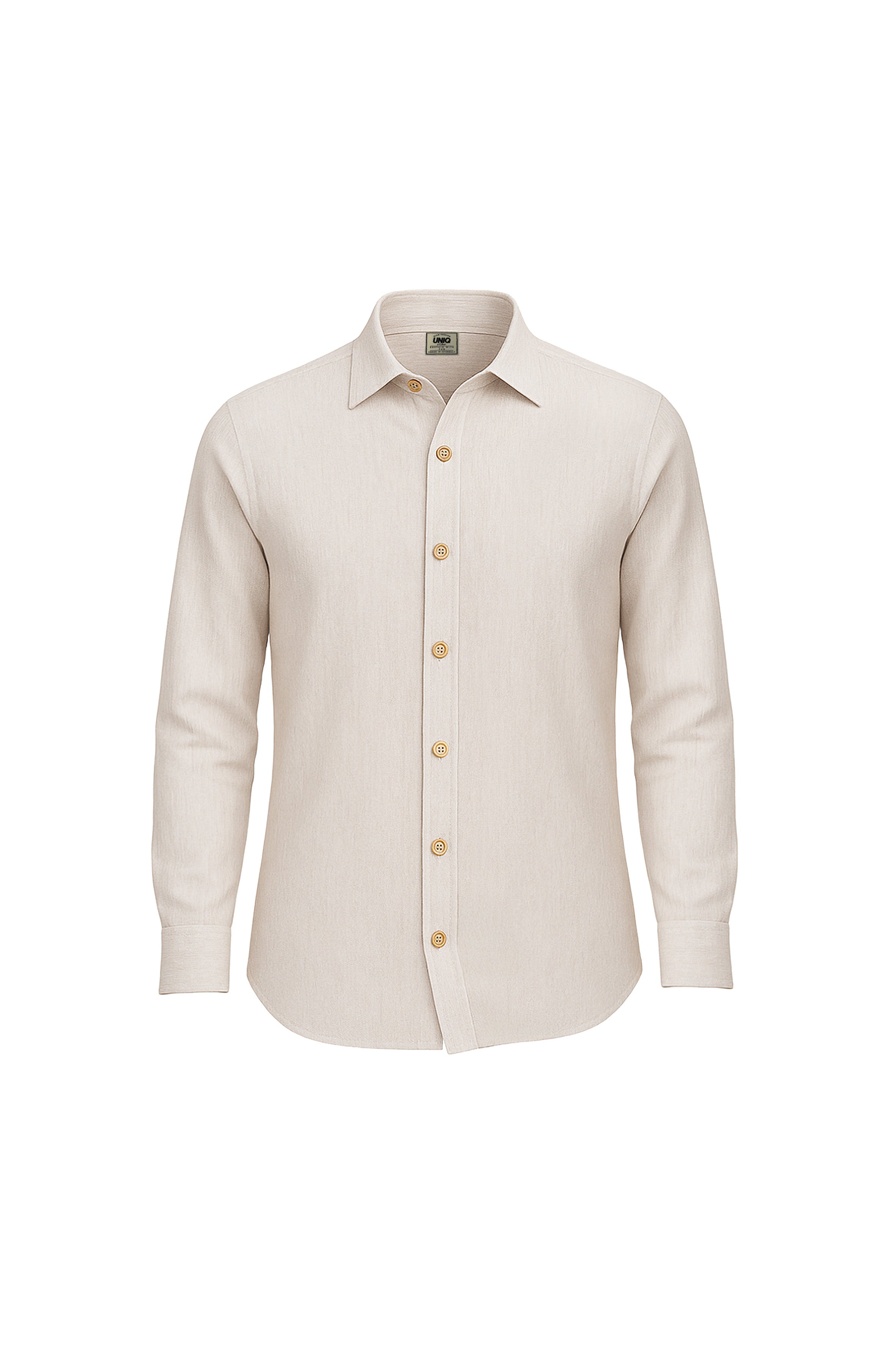 Krem erkek keten gömlek #Renk_Krem