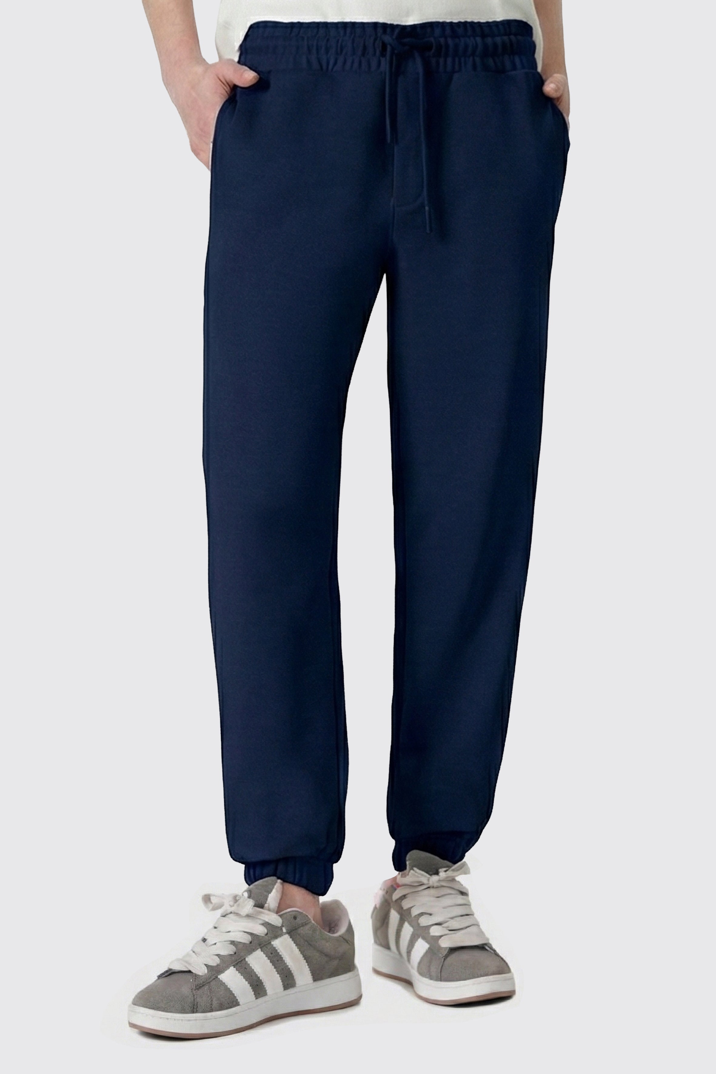 Organik Pamuklu Lacivert Renk Kadın Jogger