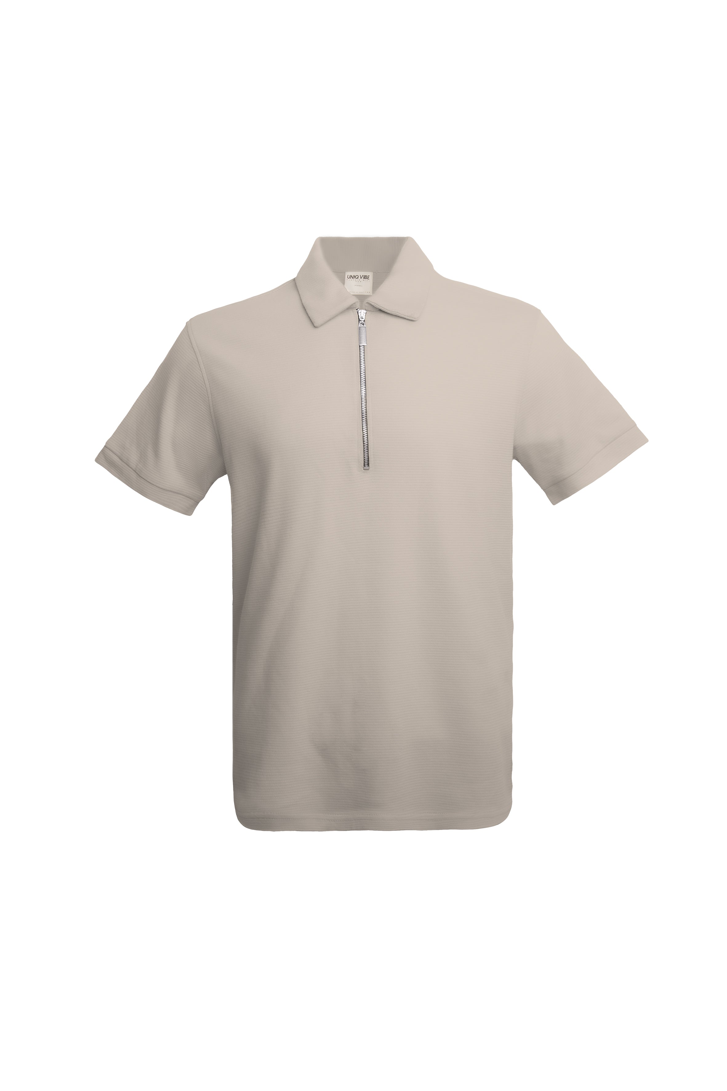 Premium Polo Neck Zipper T-Shirt
