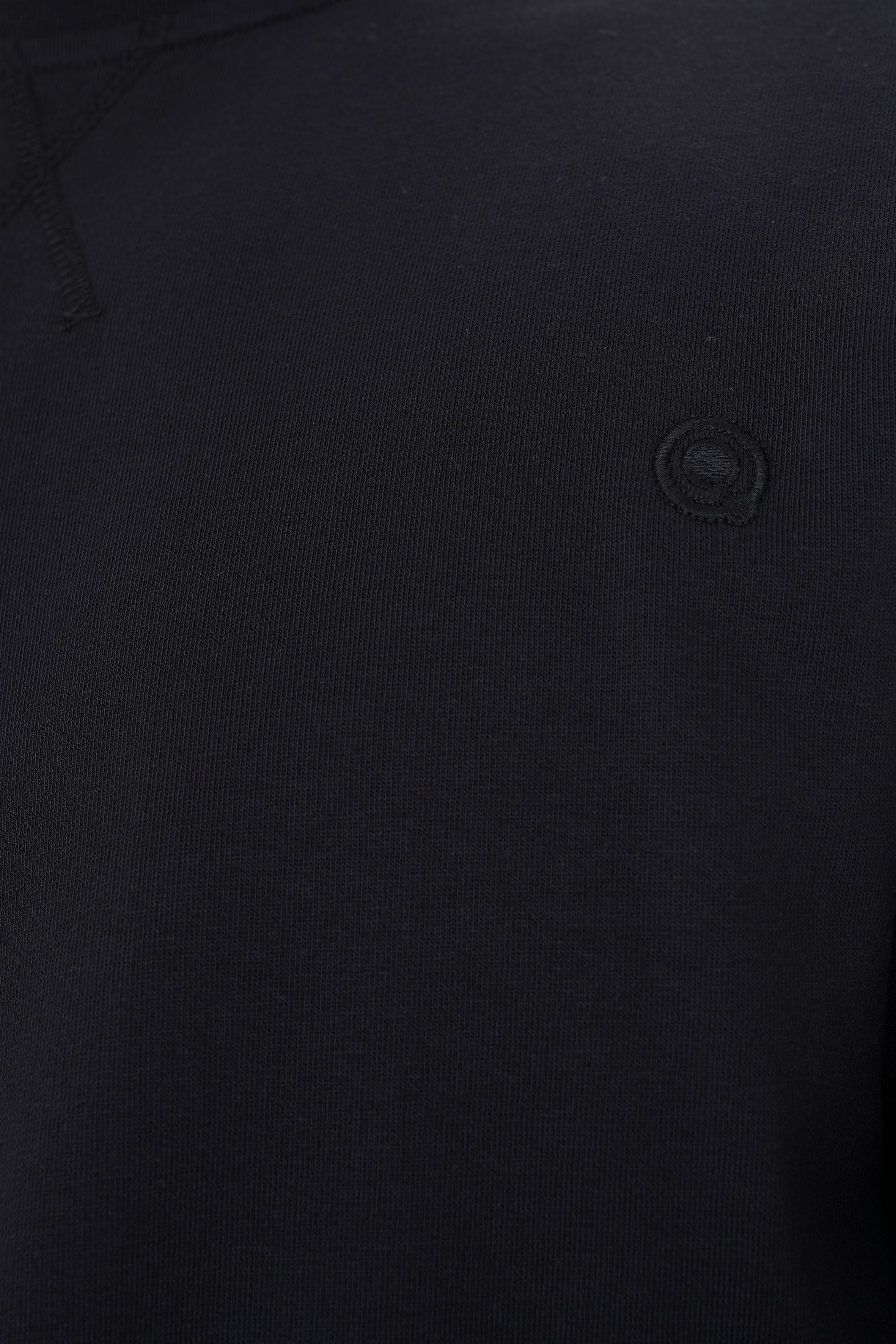 Siyah pamuklu kadın regular sweatshirt #Renk_Siyah