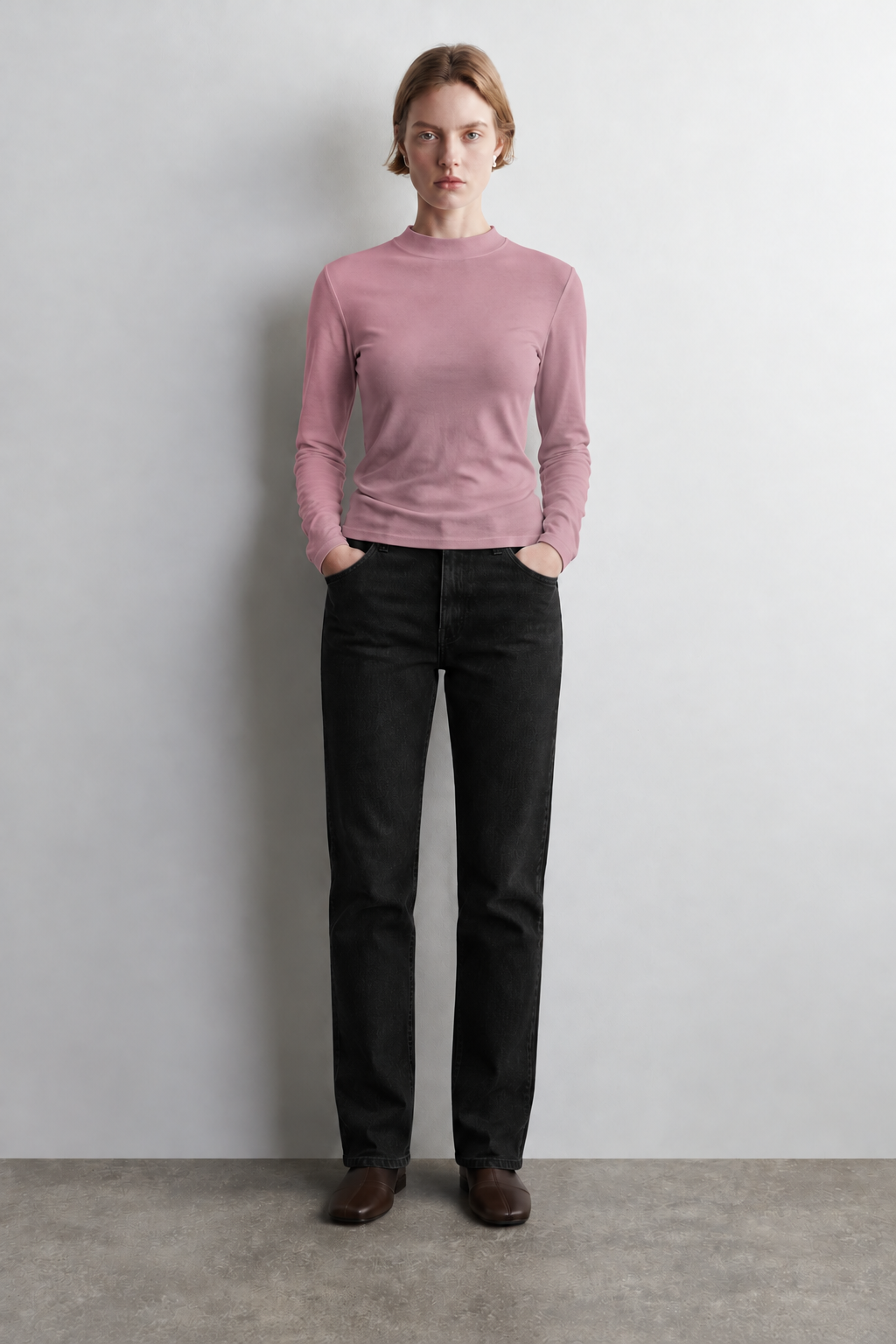 100% Organic Cotton Black Women's Long Sleeve T-Shirt