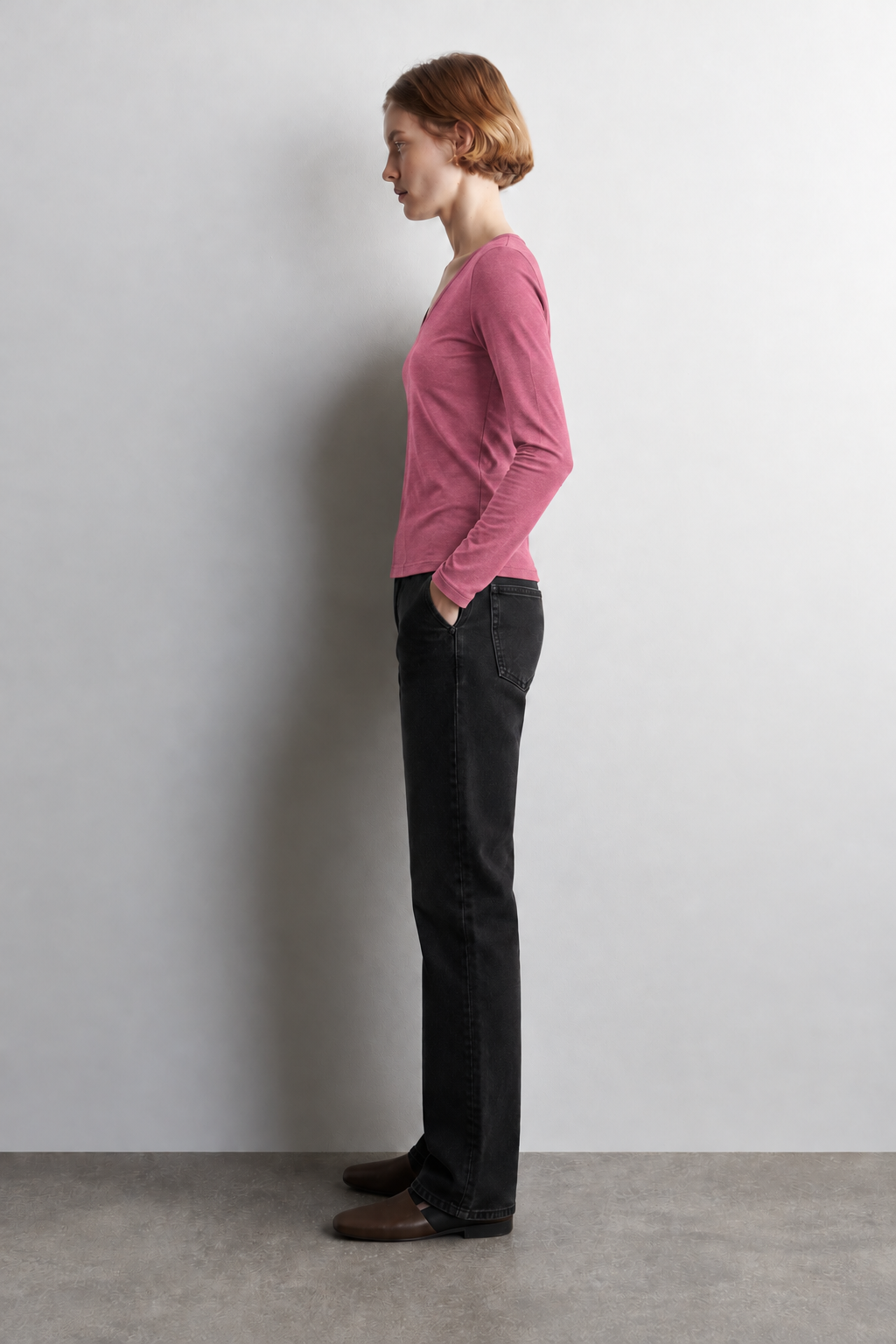100% Organic Cotton Black Women's Long Sleeve T-Shirt