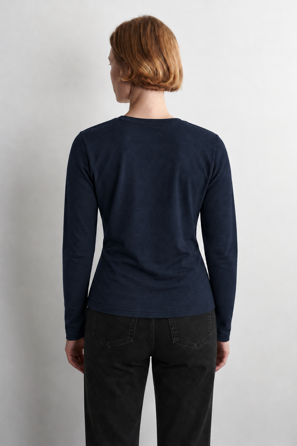 100% Organic Cotton Black Women's Long Sleeve T-Shirt
