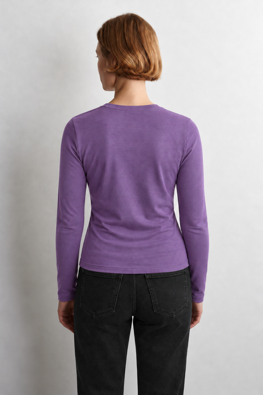 100% Organic Cotton Black Women's Long Sleeve T-Shirt
