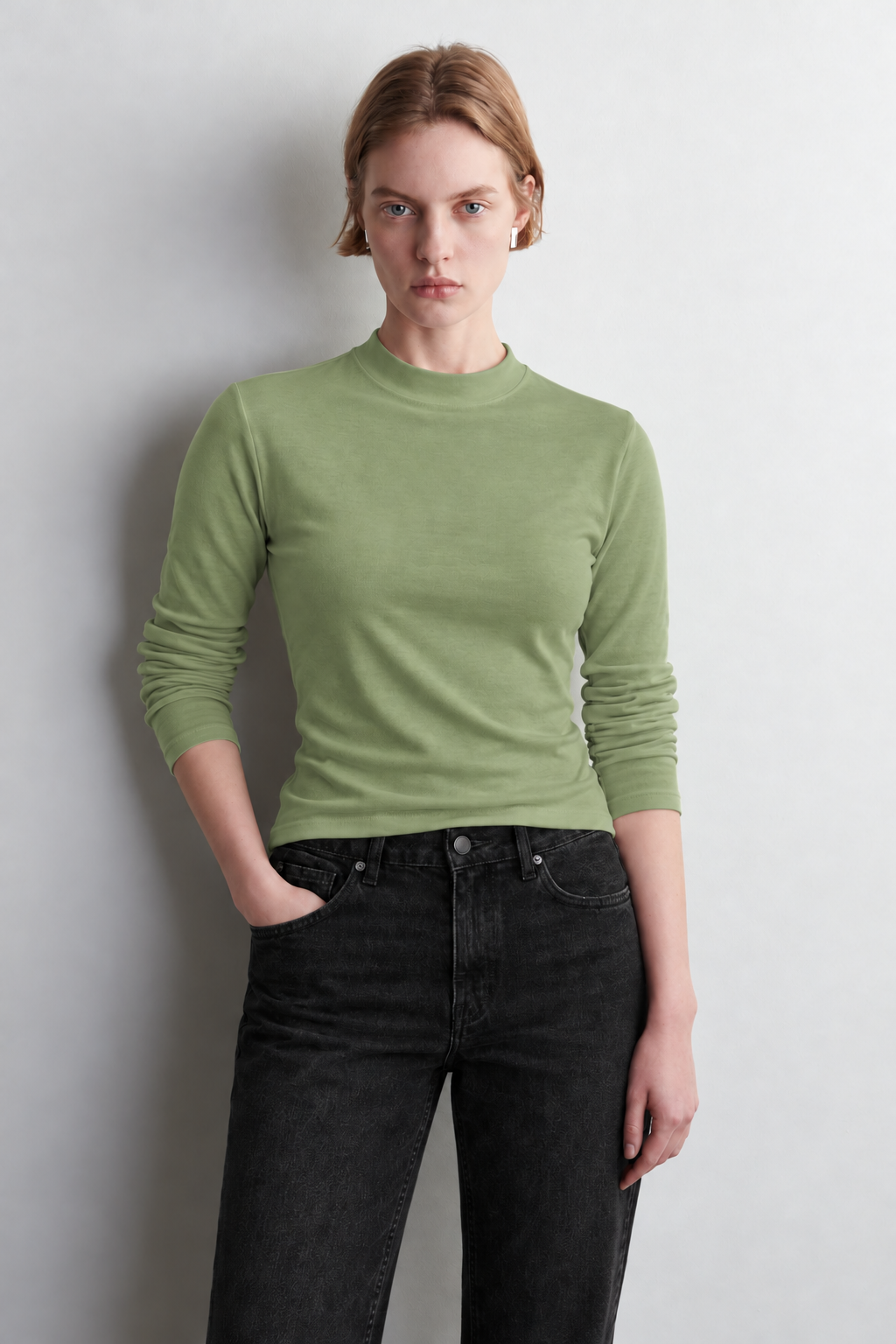 100% Organic Cotton Black Women's Long Sleeve T-Shirt