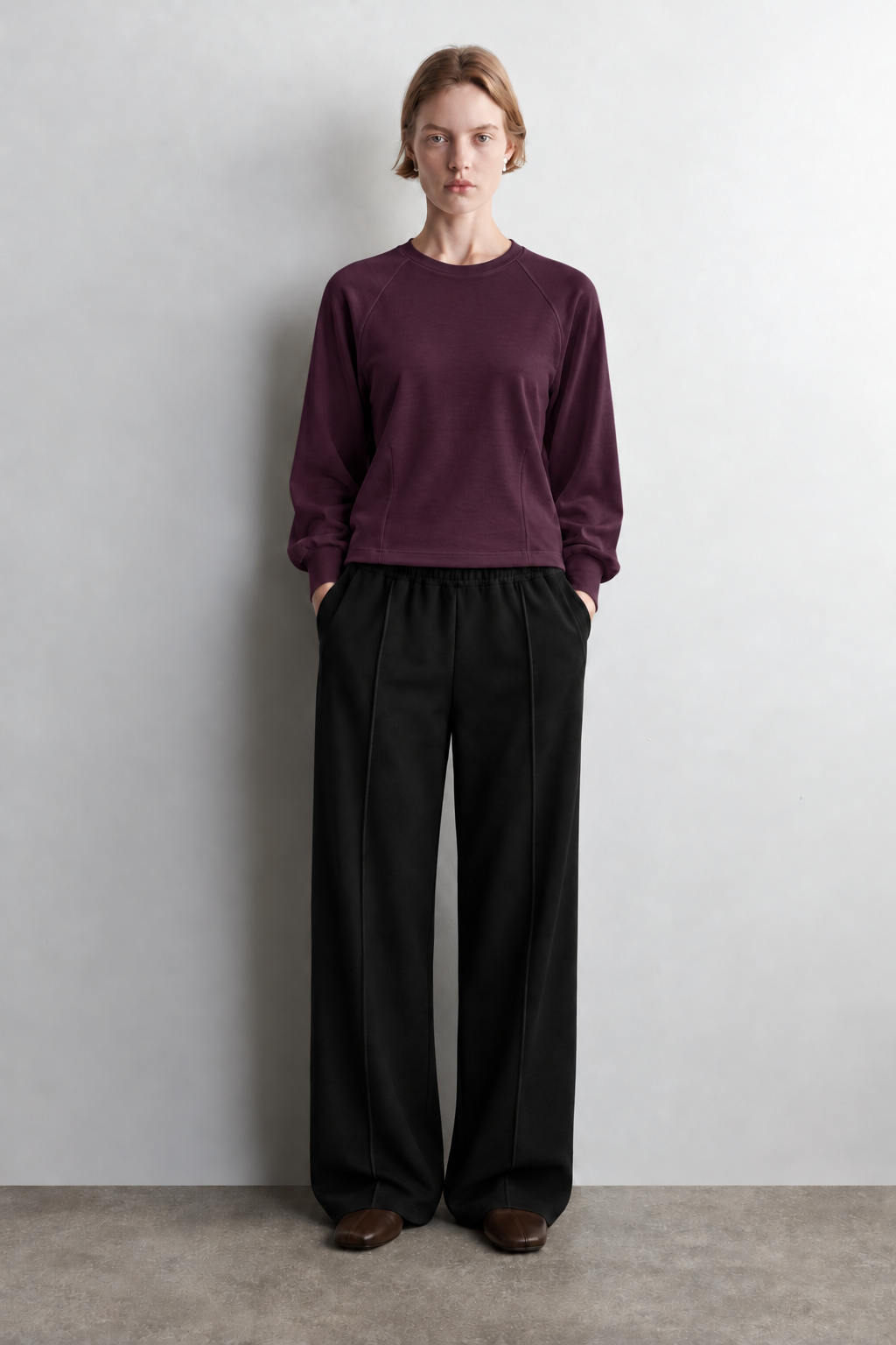 100% Organic Cotton Black Women's Long Sleeve T-Shirt