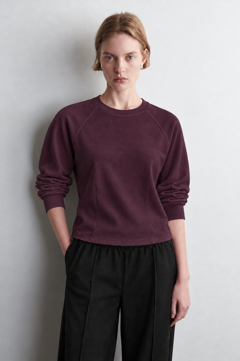 100% Organic Cotton Black Women's Long Sleeve T-Shirt