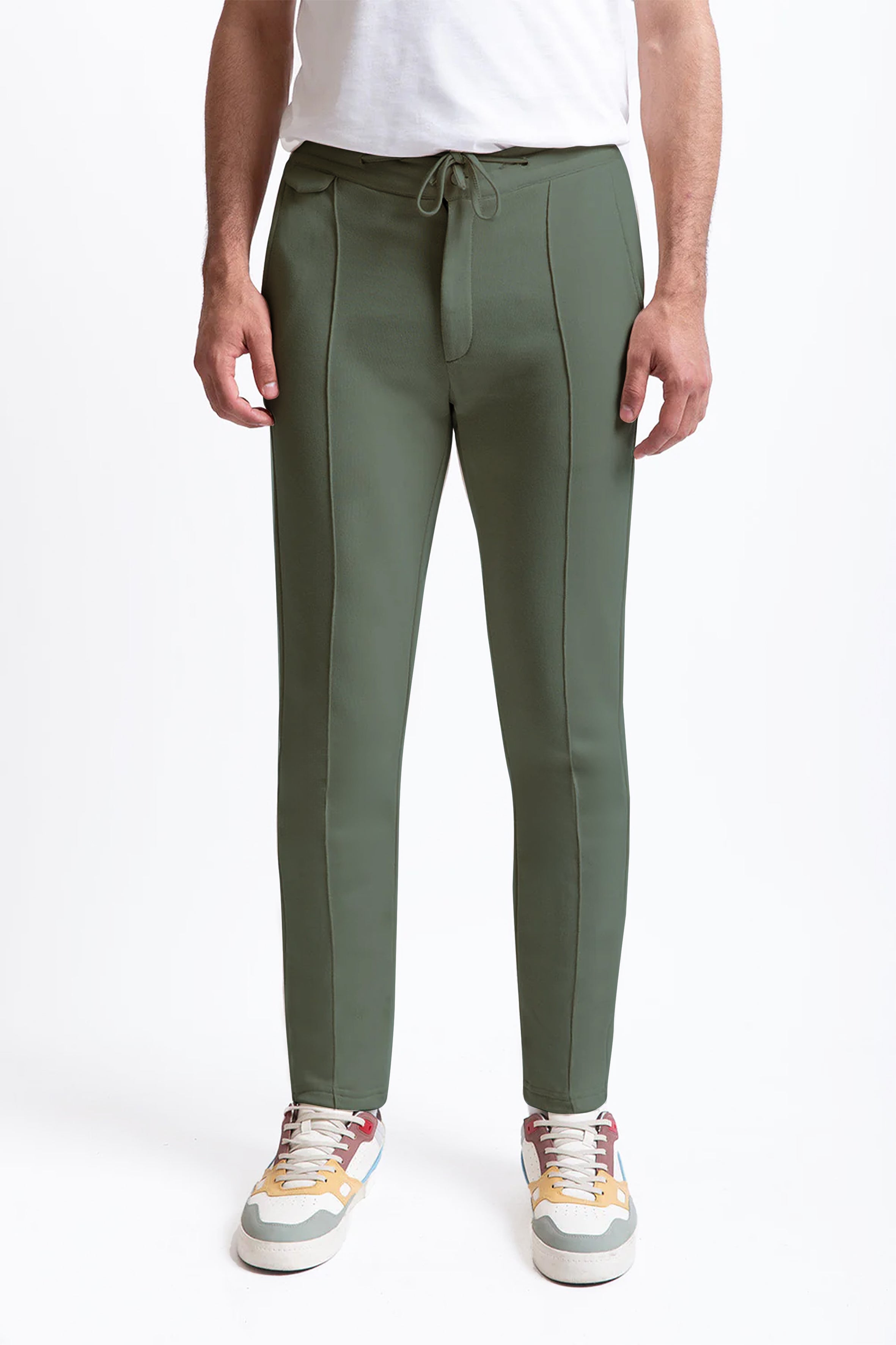 Haki pamuklu erkek sweatpant #Renk_Haki