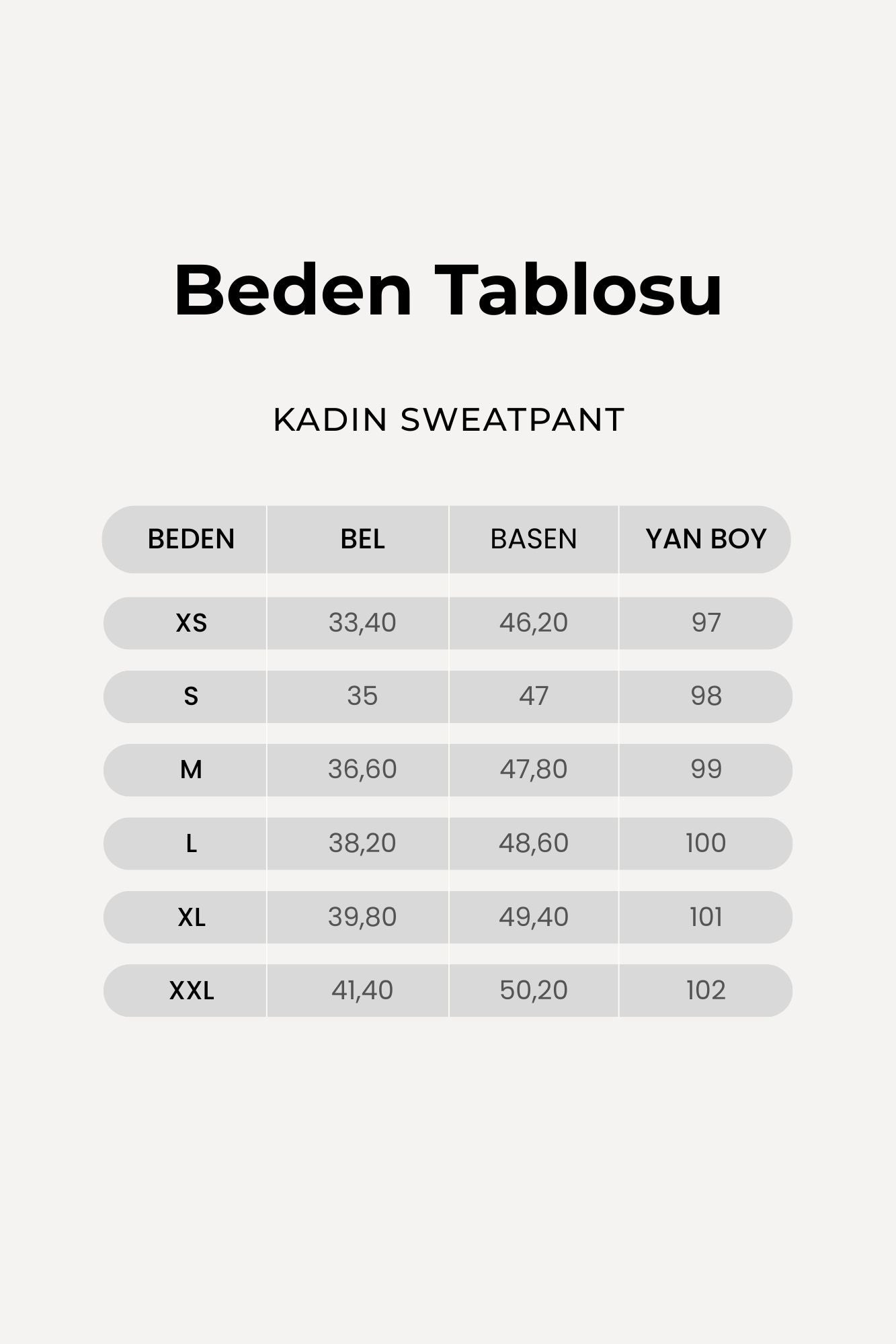 Organik Pamuklu Bej Kadın Sweatpant