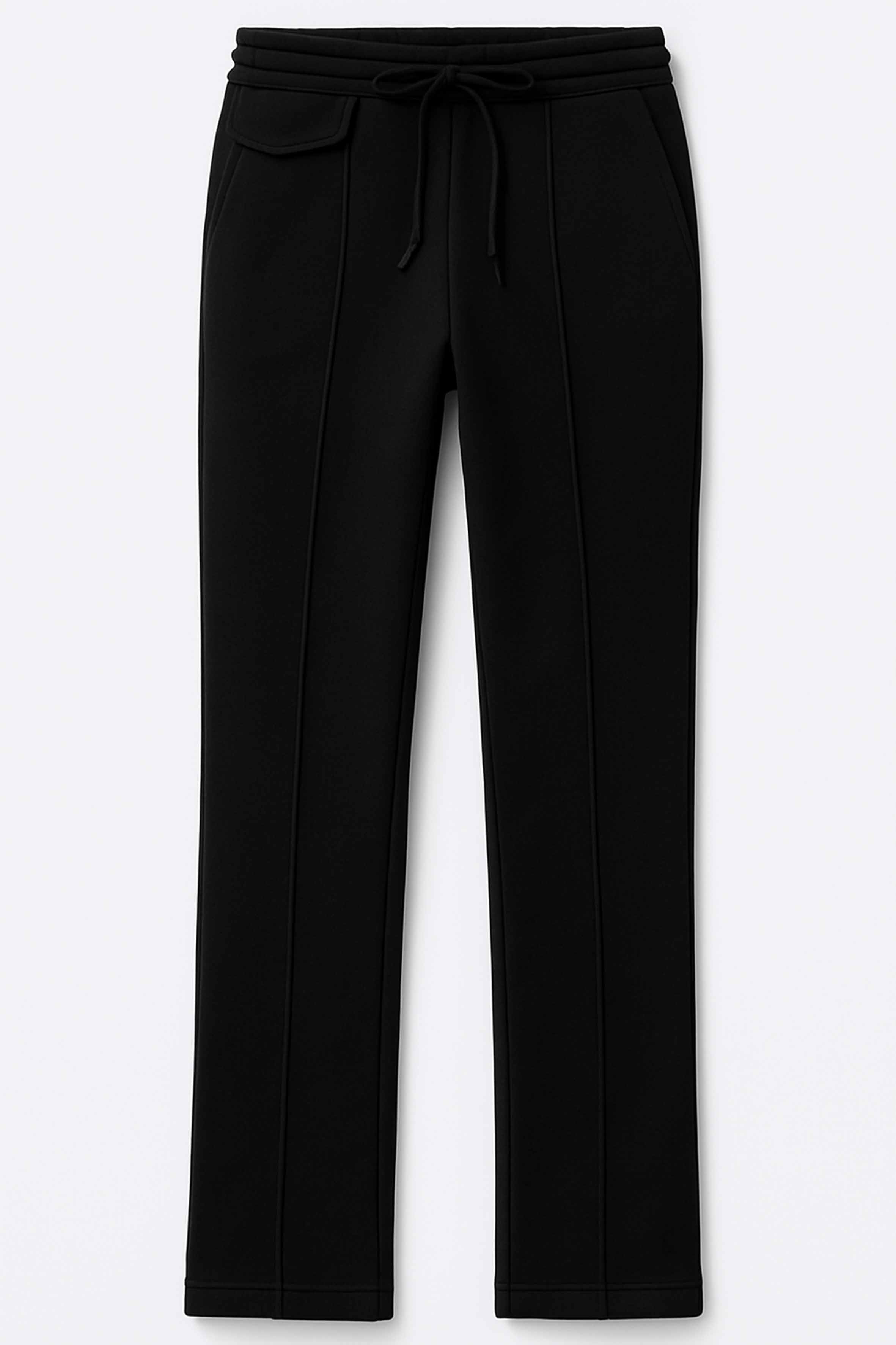 Siyah pamuklu kadın sweatpant #Renk_Siyah