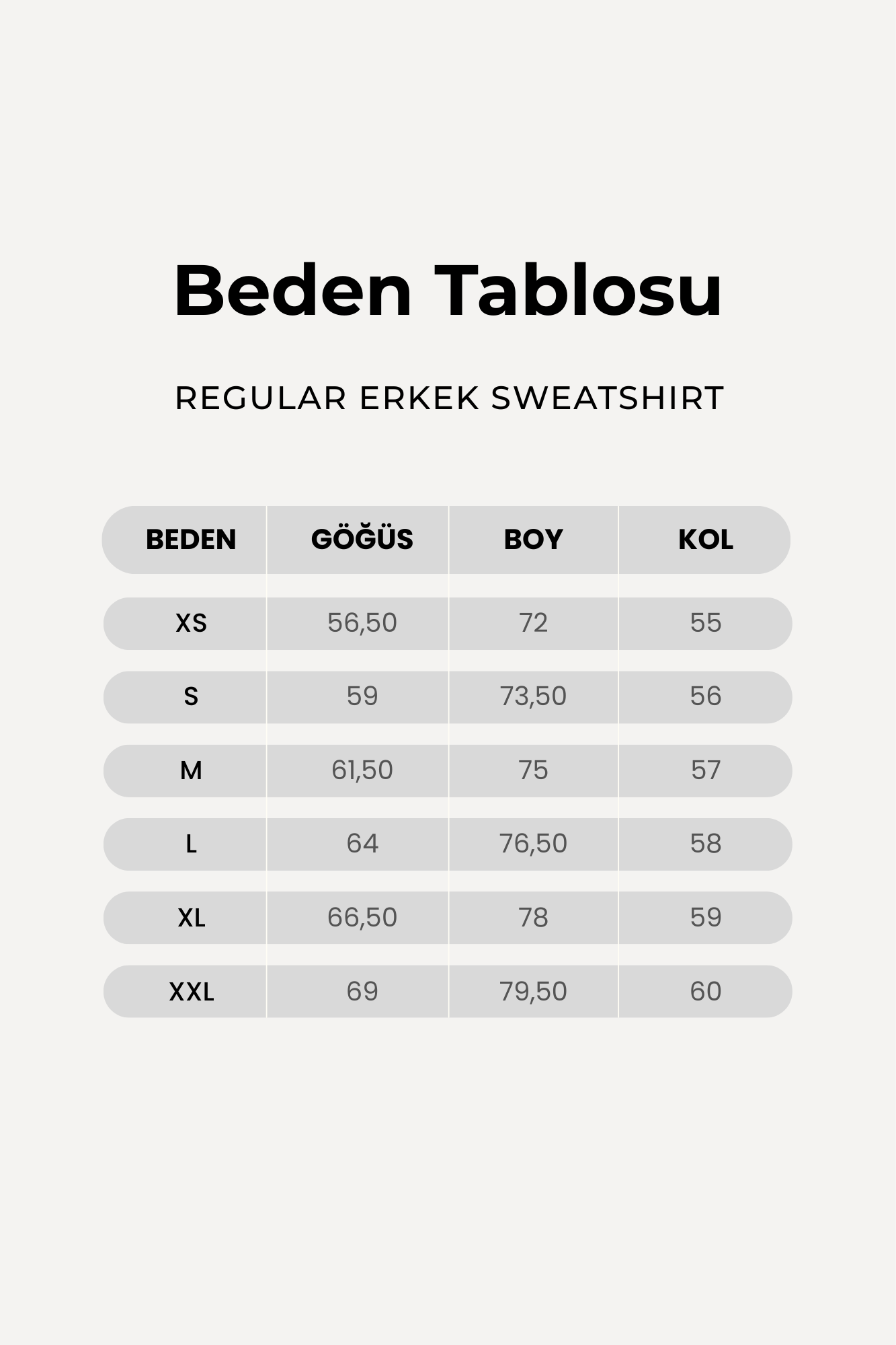 Regular Organik Pamuklu Taş Renk Erkek Sweatshirt