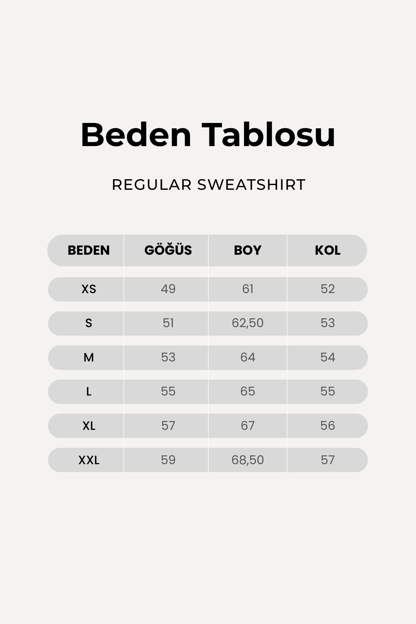 Regular Organik Pamuklu Siyah Kadın Sweatshirt