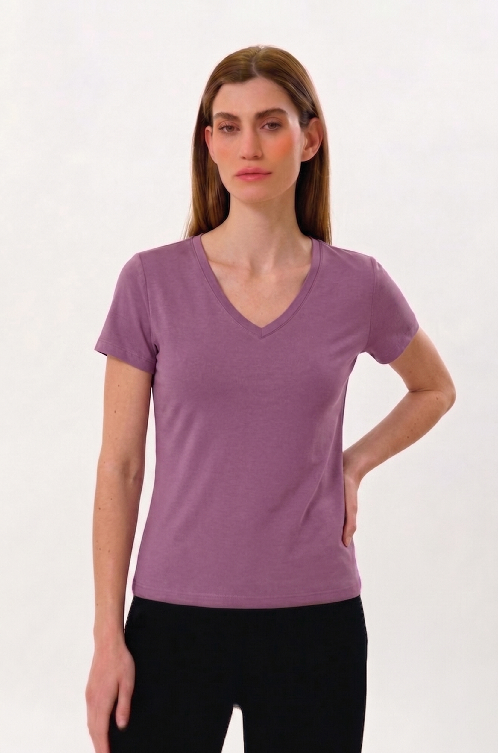 100% Organic Cotton Black Women's Long Sleeve T-Shirt