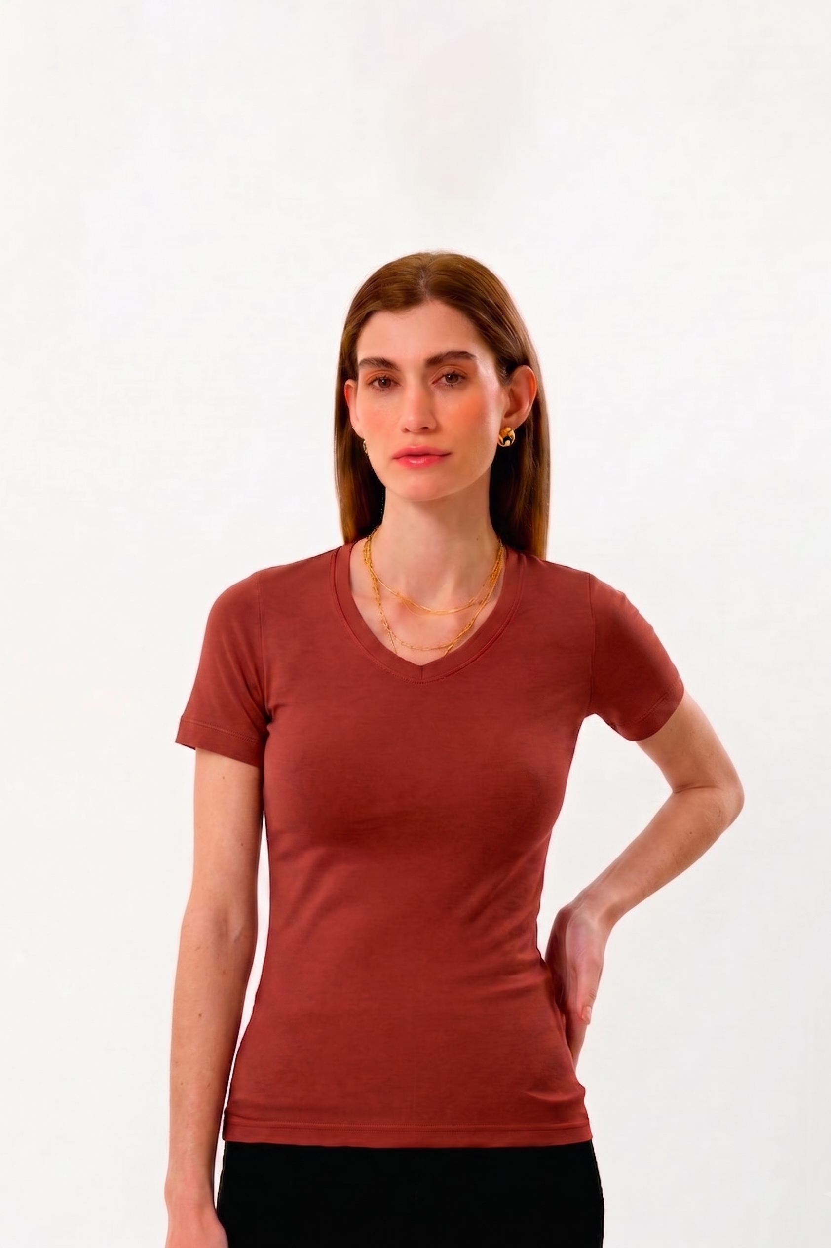 100% Organic Cotton Black Women's Long Sleeve T-Shirt