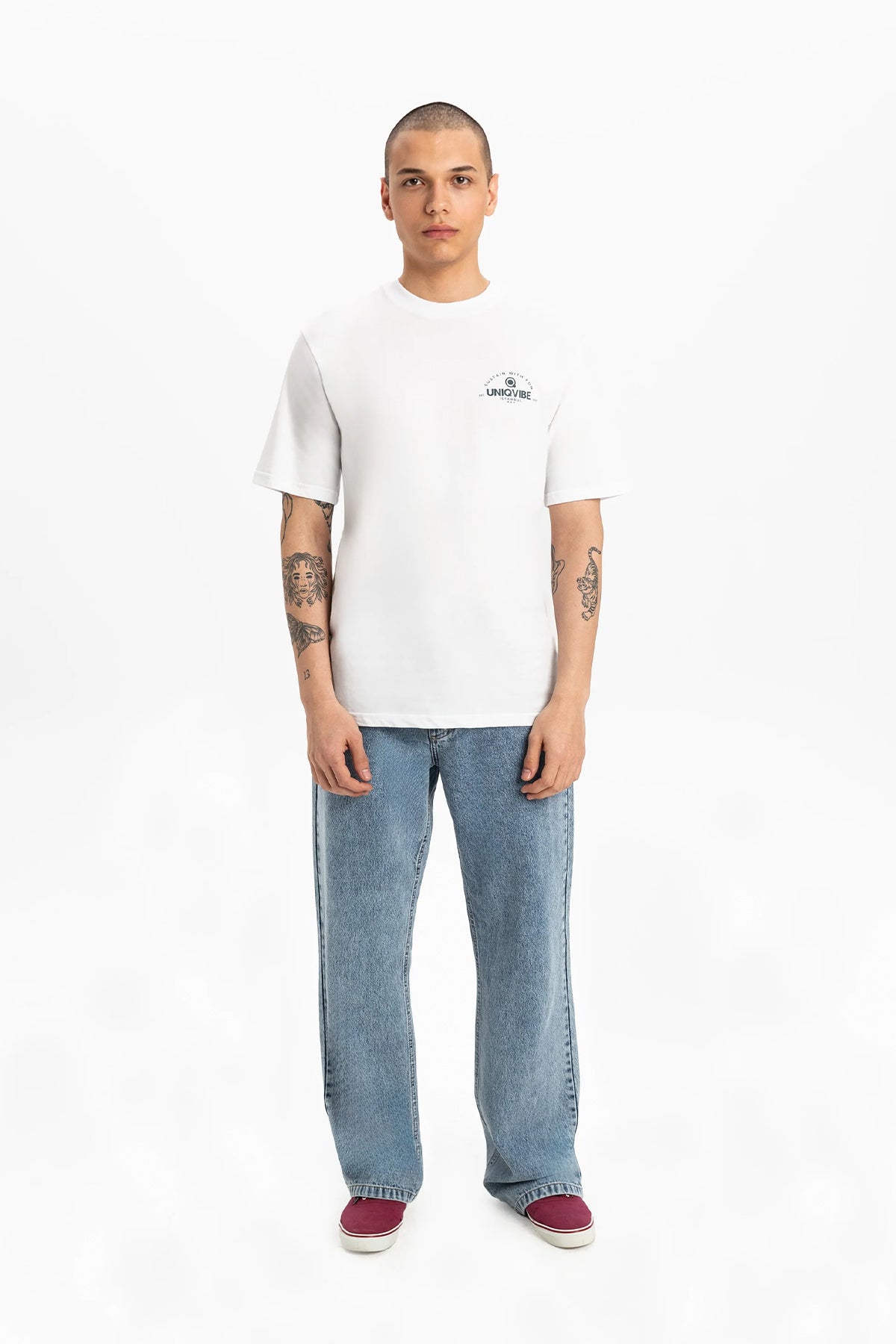 Regular Erkek T-shirt Set | UNIQBOX