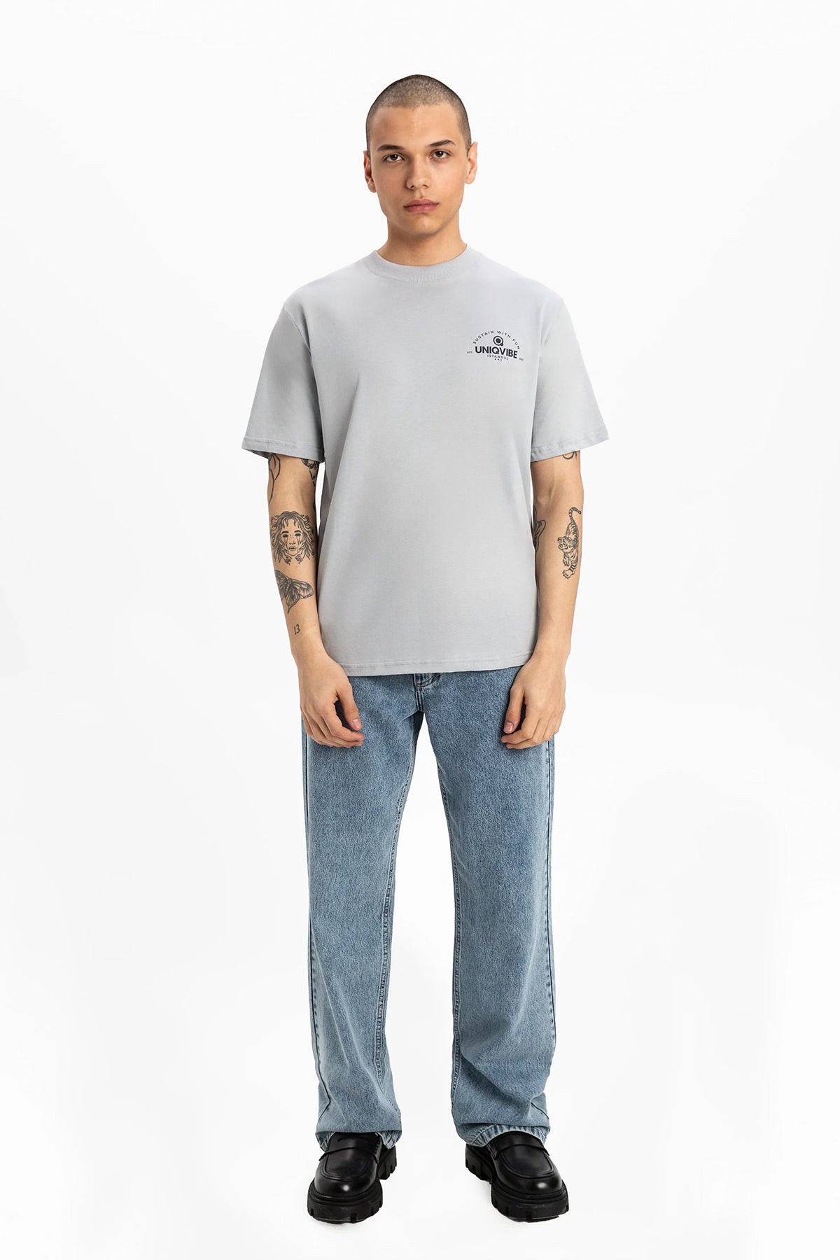 Regular Erkek T-shirt Set | UNIQBOX