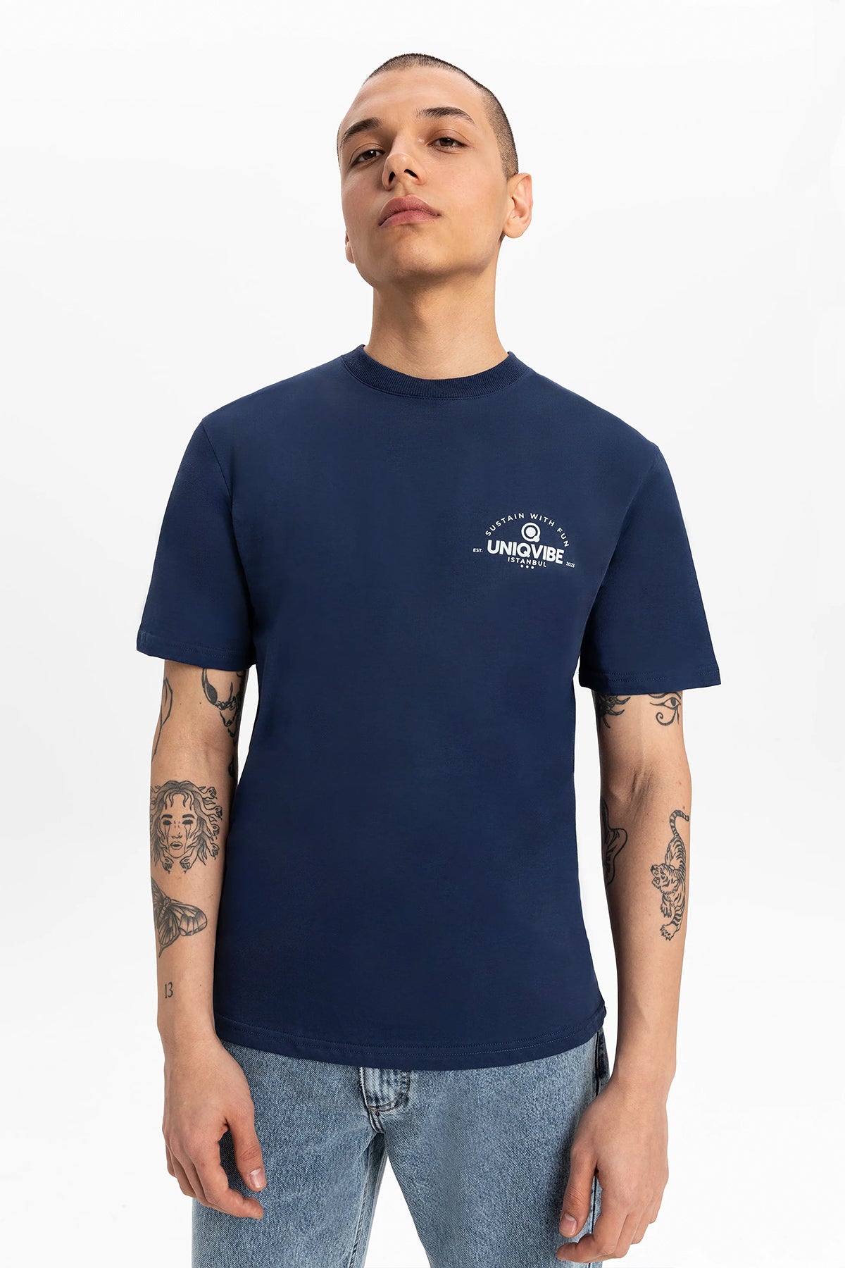 Regular Erkek T-shirt Set | UNIQBOX